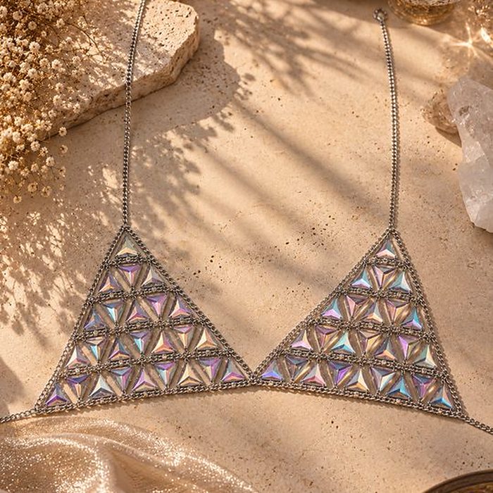 Brassière Bijou Pierres Irisées