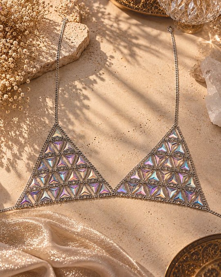 Brassière Bijou Pierres Irisées