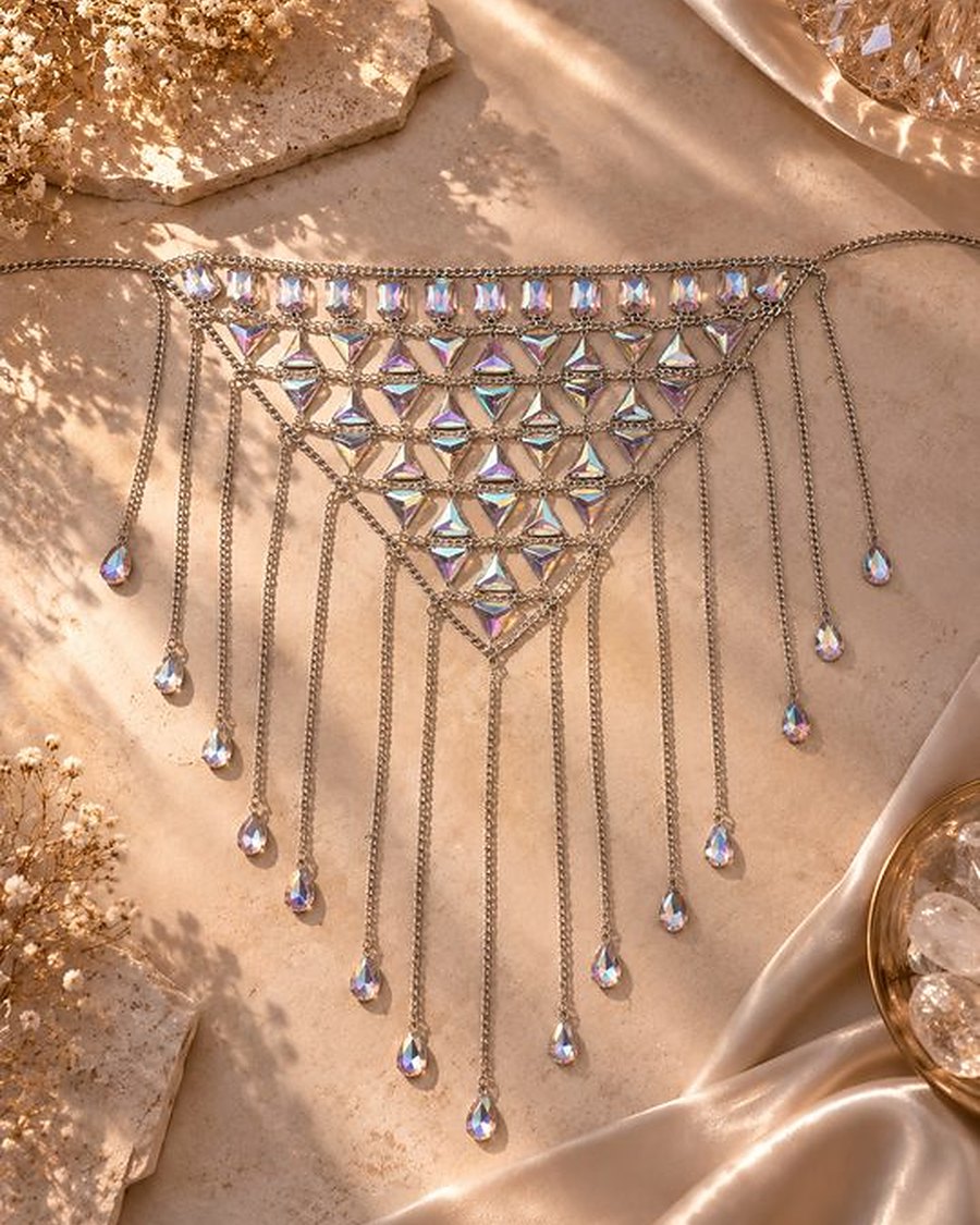 Ceinture Bijou Pampilles Irisées