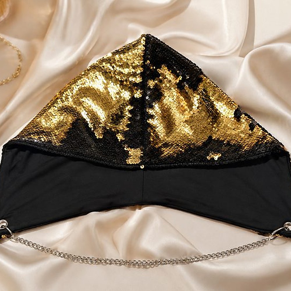 Capuche Sequins Or