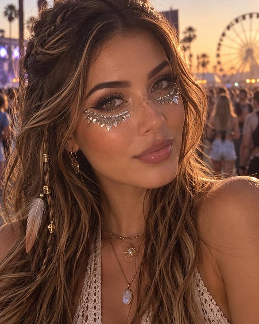 Face Gems Sous les Yeux